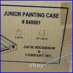 Jack Richeson Junior Painting Case Sketch Box Wood With Palette 14.2x10.2 NIB