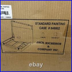 Jack Richeson Standard Painting Case Sketch Box Wood With Palette 16.9x12.9 NIB