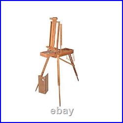 Jullian Escort French Art Easel Stand Half Box Easels for Painting Canva