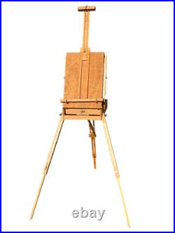 Jullian Paris Beechwood Full-Size Folding French Box Easel with Drawer
