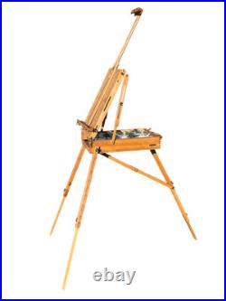 Jullian Paris Beechwood Full-Size Folding French Box Easel with Drawer