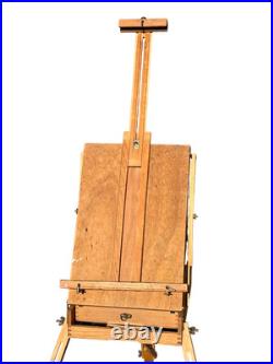 Jullian Paris Beechwood Full-Size Folding French Box Easel with Drawer
