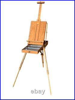 Jullian Paris Beechwood Full-Size Folding French Box Easel with Drawer