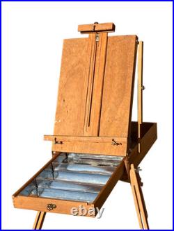 Jullian Paris Beechwood Full-Size Folding French Box Easel with Drawer