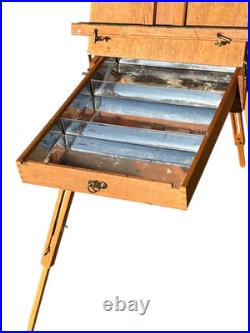 Jullian Paris Beechwood Full-Size Folding French Box Easel with Drawer