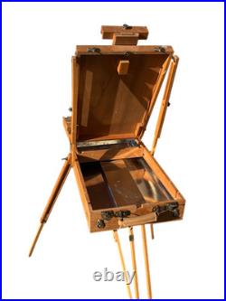 Jullian Paris Beechwood Full-Size Folding French Box Easel with Drawer