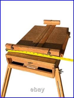 Jullian Paris Beechwood Full-Size Folding French Box Easel with Drawer