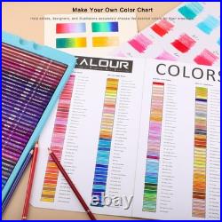 KALOUR Pro Colored Pencils, Set of 520 Colors, Artists Soft Core with Vibrant C