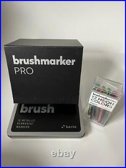 Karin Brushmarker PRO Mega Box 60 + 3 Blenders, 12 Neon & 10 Decobrush Metallic