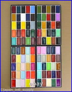 Kissho Gansai Japanese Watercolor Pigment Painting 100 Colors Box Traditional