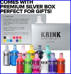 Krink K-60 12 Paint Markers Box Set with 3 Replacement Mop Tips