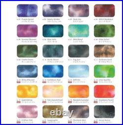 Kusakabe Harmonia transparent watercolor paint 24-color set 10ml Japan New
