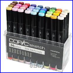LIMITED EDITION + Storage Box Copic Sketch 36 Colors 25th Anniversary