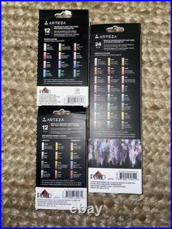 LOT of 296 Daniel Smith, Arteza, Winsor & Newton Watercolor Paints & Paper NEW