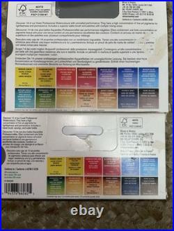 LOT of 296 Daniel Smith, Arteza, Winsor & Newton Watercolor Paints & Paper NEW