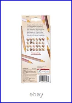 LOT of 29 Boxes Crayola Colored Pencils Colors of the World Teacher Supplies