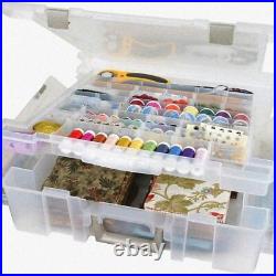 Large Divided Portable Art and Craft Storage Box