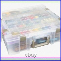 Large Divided Portable Art and Craft Storage Box