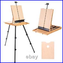 Large French Style Easel Portable Field and Studio 3 Legs French Easel