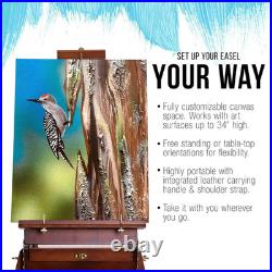 Large Walnut French Easel, Adjustable Plein Air Easels