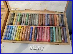Lefranc 150 count 3 tray Pastel set with wooden boxs