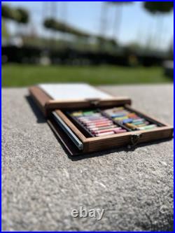 Lightweight Portable Handheld Lap Painting Easel Handmade Plein Air Paint box