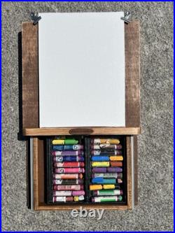 Lightweight Portable Handheld Lap Painting Easel Handmade Plein Air Paint box