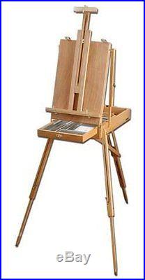 Loxley Artists Wooden HIGHLAND Sketch Box Travel & Studio Easel