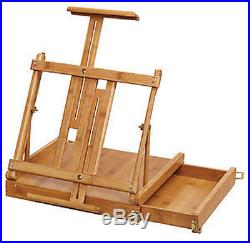 Loxley Bamboo Artists Table Easel with Storage Box