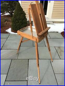 MABEF Adjustable Folding French Style Tripod Paint Box Easel Stand Plein Air