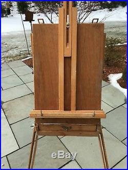 MABEF Adjustable Folding French Style Tripod Paint Box Easel Stand Plein Air