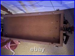 MABEF Drawer Sketch Box Collapsible Folding Wood Leather Handle ITALY Backpack