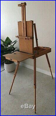 MABEF M22 Full French Sketch Box Easel Foldable Beechwood Brass Made in Italy
