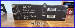 MABEF M/22 Wooden Portable Box Easel Sketch Box Cassetta a cavalletto