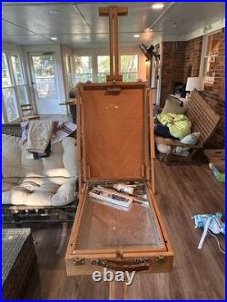 MABEF M/22 Wooden Portable Box Easel Sketch Box Cassetta a cavalletto