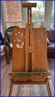 MABEF M/22 Wooden Portable Box Easel Sketch Box Cassetta a cavalletto