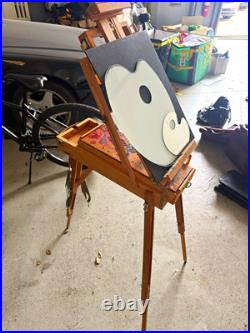 MABEF M/23 Italian Beechwood Sketch Box Easel Folding Tripod Artist Made in Ital