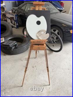 MABEF M/23 Italian Beechwood Sketch Box Easel Folding Tripod Artist Made in Ital