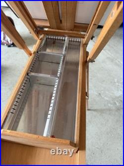 MABEF M/23 Italian Beechwood Sketch Box Easel Folding Tripod Artist Made in Ital