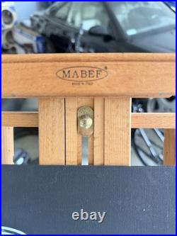 MABEF M/23 Italian Beechwood Sketch Box Easel Folding Tripod Artist Made in Ital