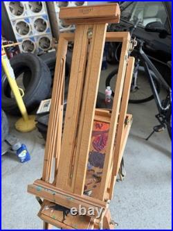 MABEF M/23 Italian Beechwood Sketch Box Easel Folding Tripod Artist Made in Ital