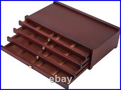 MEEDEN 2-Drawer Beechwood Artist Supply Storage Box, Multi-Function Art Supply P