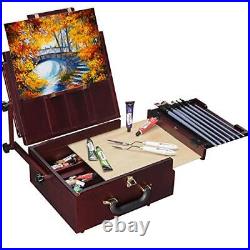 MEEDEN Artist Plein Air Easel, Pochade Box, Sketch Easel Box withCompact Aluminum