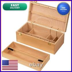 MEEDEN HBX-12 Art Supply Storage Box Chest 10 Compartments 16W x 8D x 6.2H