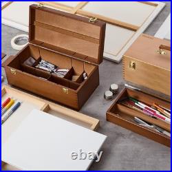 MEEDEN HBX-12 Art Supply Storage Box Chest 10 Compartments 16W x 8D x 6.2H