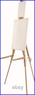 Mabef Folding Easel with Shelf Brackets (MBM-27), Brown Brown