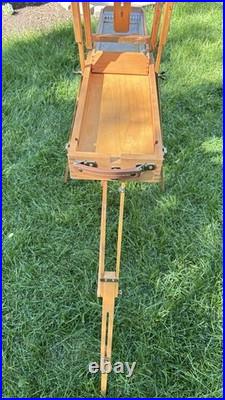 Mabef Italian Made French Style Field Easel Paint Box with Estate Provenance