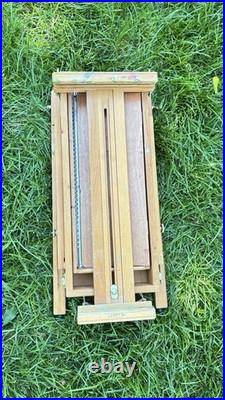 Mabef Italian Made French Style Field Easel Paint Box with Estate Provenance Mabef Italian Made French Style Field Easel Paint Box with Estate Provenance