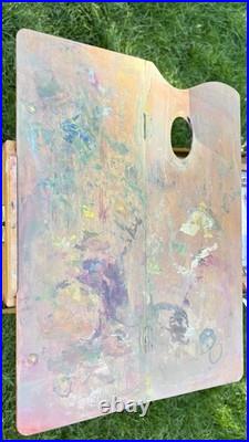 Mabef Italian Made French Style Field Easel Paint Box with Estate Provenance