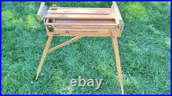 Mabef Italian Made French Style Field Easel Paint Box with Estate Provenance
